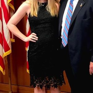 Guess Black Lace Dress